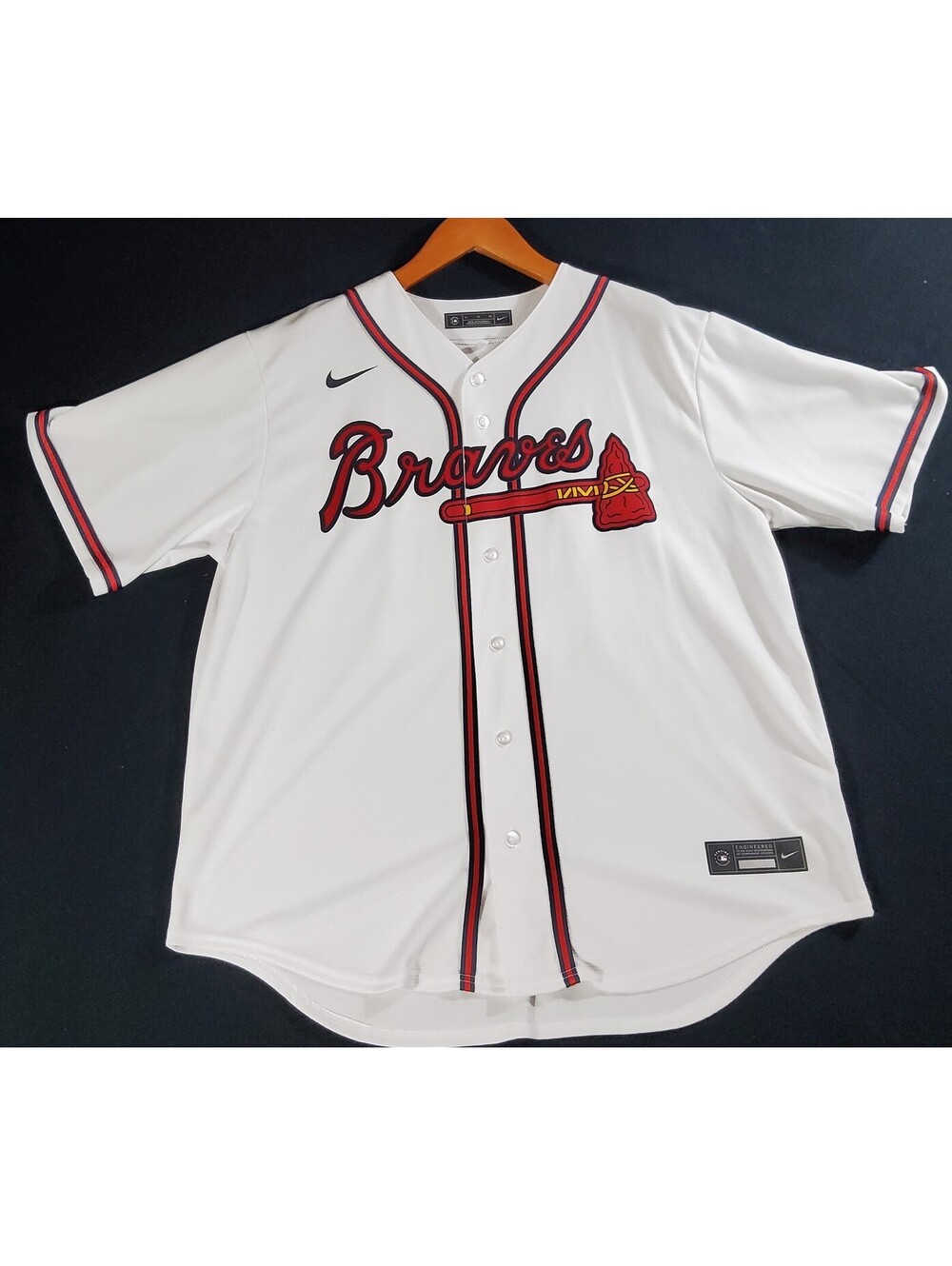 Nike Atlanta Braves 31 Maddux Baseball Jersey White Size XL 2022 Engineered